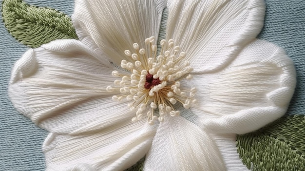 Vyšívané dekorácie na stole